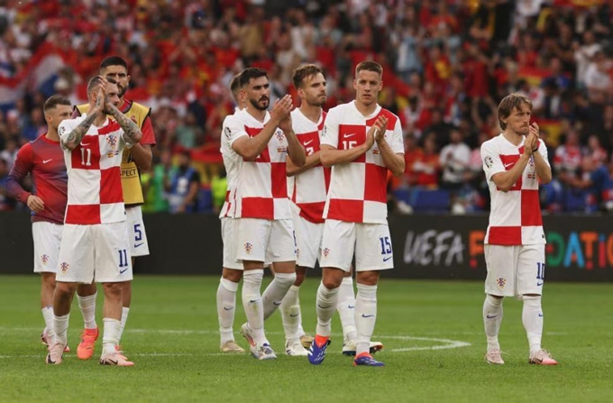 Croatia đang rơi vào tình thế khó khăn tại bảng B EURO 2024