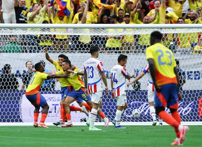 Colombia có chiến thắng 2-1 trước Paraguay ngày ra quân Copa America 2024