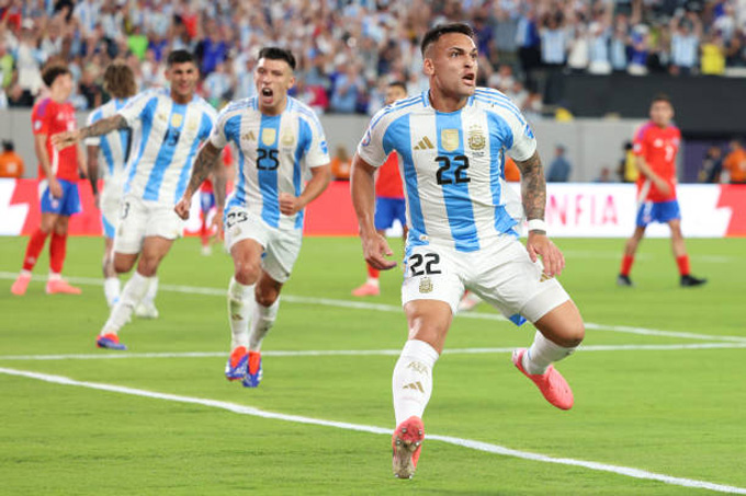 Lautaro Martinez ghi bàn duy nhất của trận đấu Chile vs Argentina
