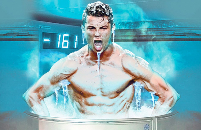  Ronaldo là tín đồ trị liệu bằng phương pháp áp lạnh