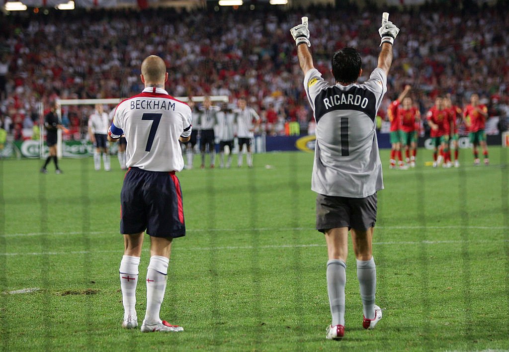 Cú đá penalty hỏng của David Beckham ở EURO 2004