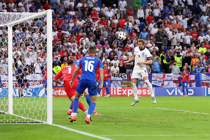 Kane scored a golden header for England