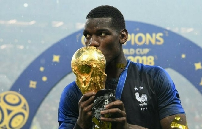 Pogba là thành viên nòng cốt của ĐT Pháp vô địch World Cup 2018