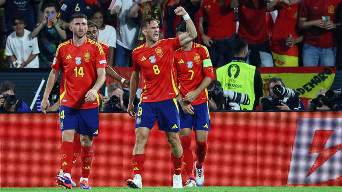 Niềm vui thắng lợi của ĐT Tây Ban Nha