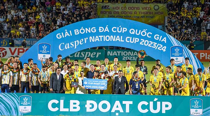 Thanh Hóa giành chức vô địch Cúp quốc gia Casper 2023/24