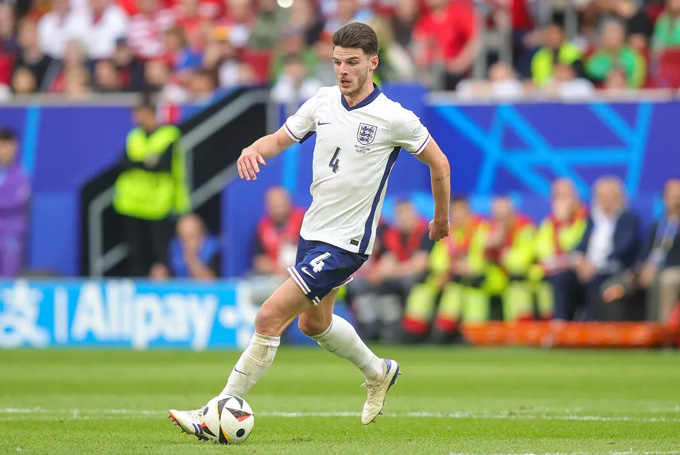 Declan Rice đã chạy 63,9 km tại EURO 2024