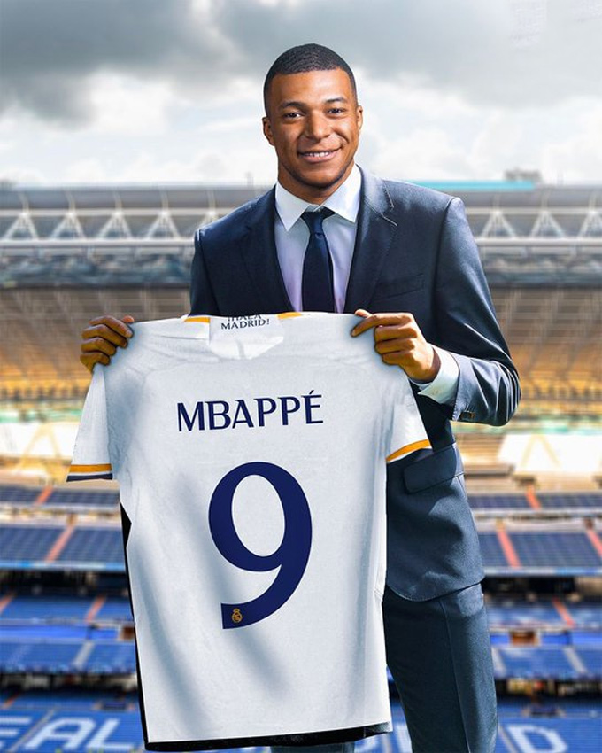 Mbappe sẽ chính thức được Real ra mắt vào ngày 16/7 tới