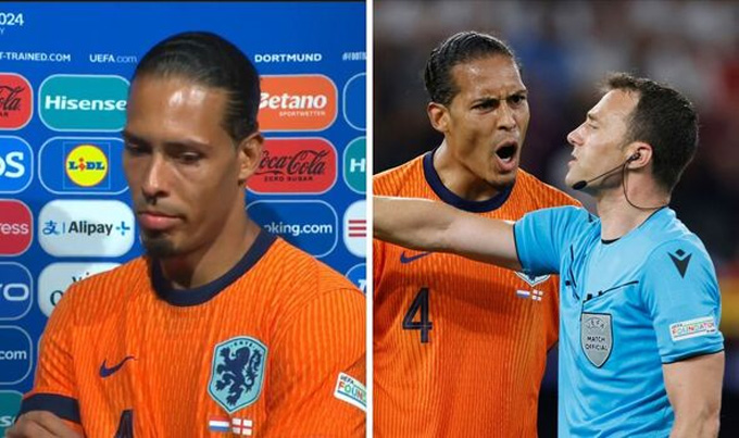 Van Dijk vô cùng thất vọng sau trận thua ĐT Anh