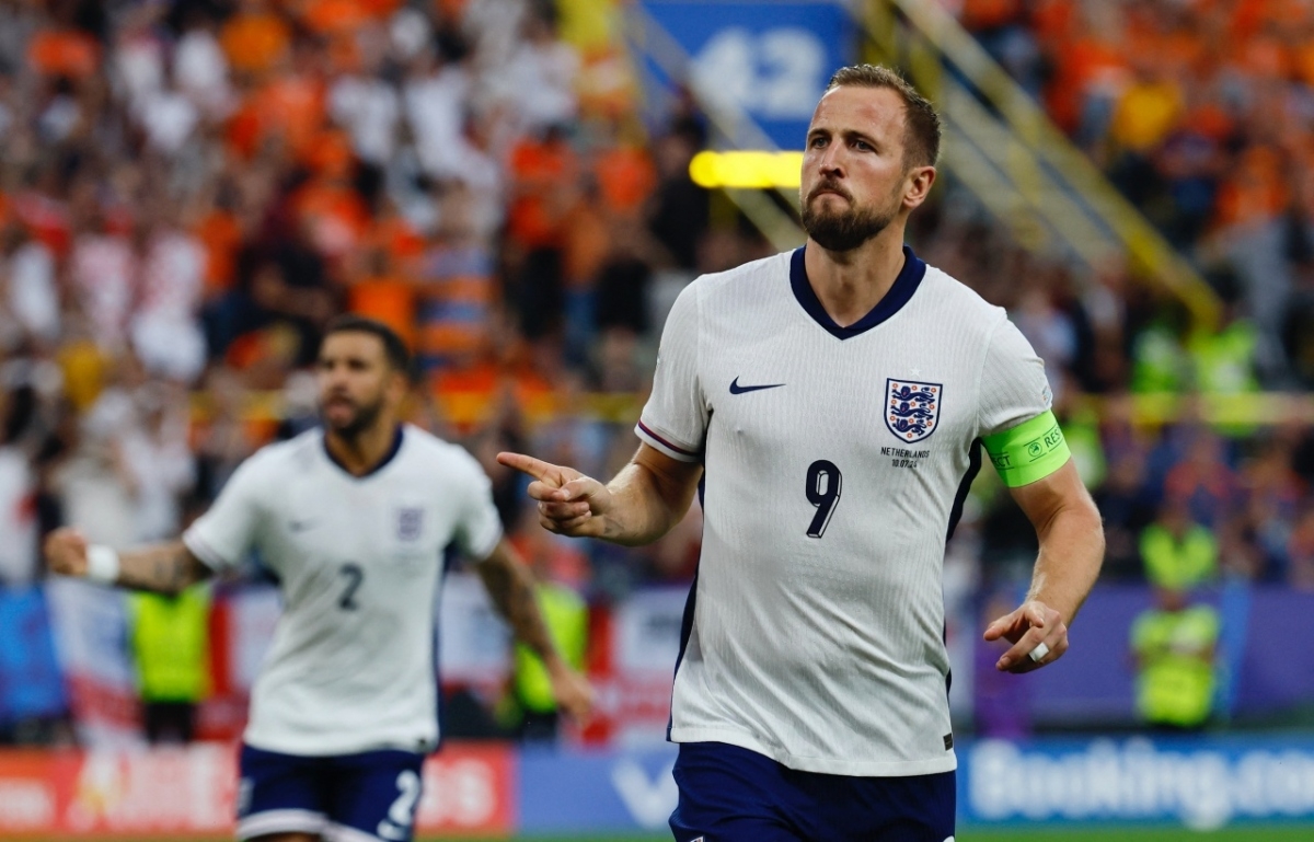 Harry Kane đã ghi bàn ở vòng bảng, vòng 1/8 và bán kết EURO 2024