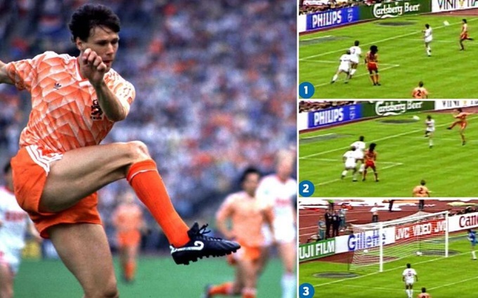 Cú vô-lê để đời của Van Basten tại chung kết EURO 1988