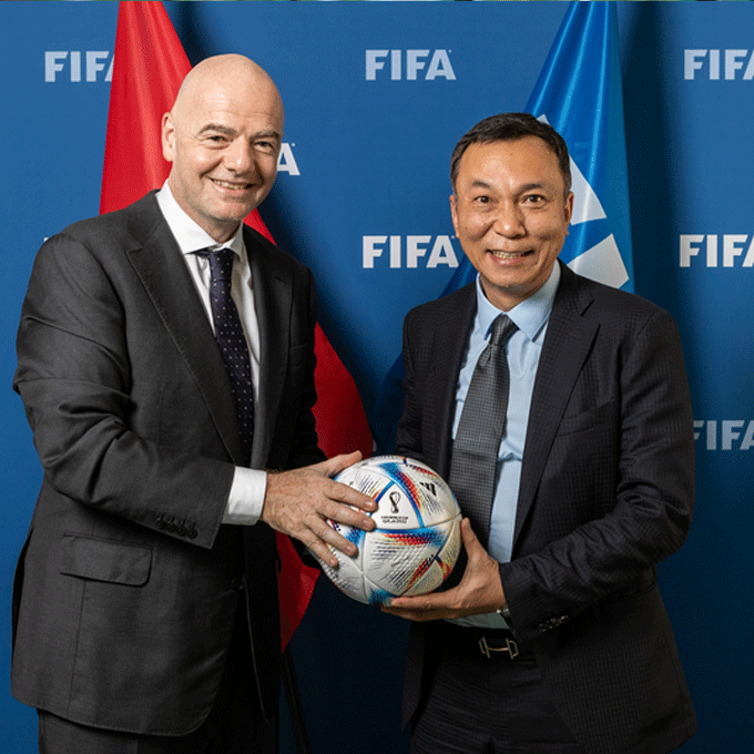 Chủ tịch FIFA Gianni Infantino gửi thư chúc mừng chức vô địch V.League của Nam Định