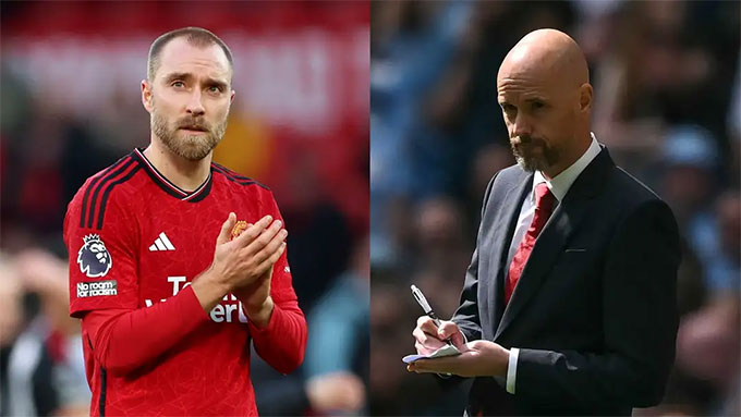 Ten Hag bật đèn xanh cho Eriksen ra đi