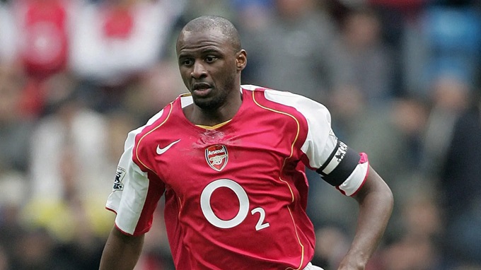 Vieira có sự nghiệp lừng lẫy thời khoác áo Arsenal