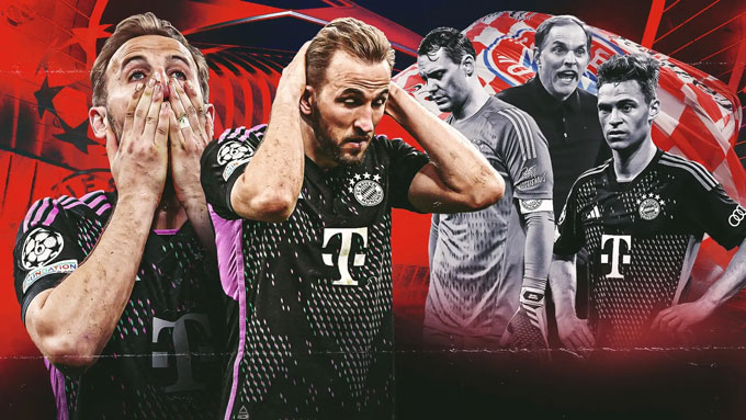 Kane có mùa giải 2023/24 tốt về cá nhân nhưng thất bại về tập thể với Bayern