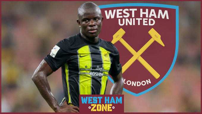 Kante đang được West Ham nỗ lực chèo kéo