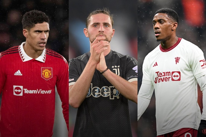 Những ngôi sao như Varane, Rabiot, Martial vẫn chưa tìm được CLB mới trong Hè này