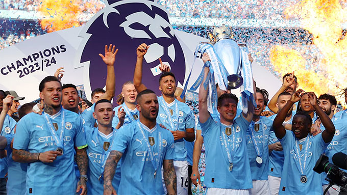 Man City đứng thứ hai