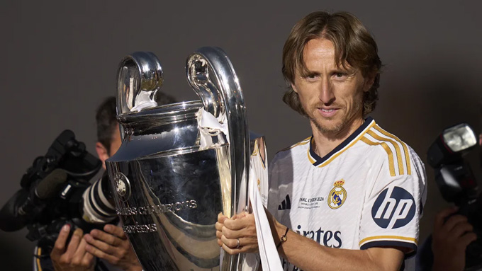 Modric có cơ hội trở thành cầu thủ giành nhiều danh hiệu nhất lịch sử Real Madrid=