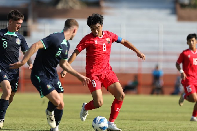 U19 Australia đã thắng khá dễ dàng U19 Việt Nam. Ảnh: VFF 