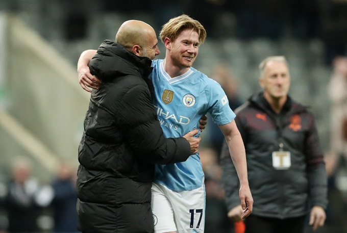 Guardiola có thể phải chia tay De Bruyne trong hè này