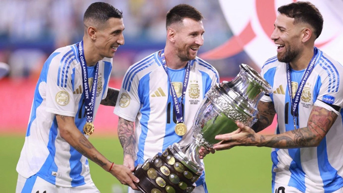 Messi đã gặt hái mọi vinh quang cùng Argentina