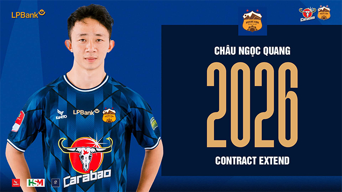 Châu Ngọc Quang là bản hợp đồng đáng giá nhất của LPBank HAGL vào lúc này