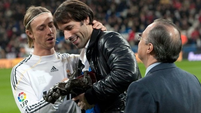 Guti và Van Nistelrooy từng được chủ tịch Florentino Perez tạo điều kiện tới Việt Nam thi đấu.