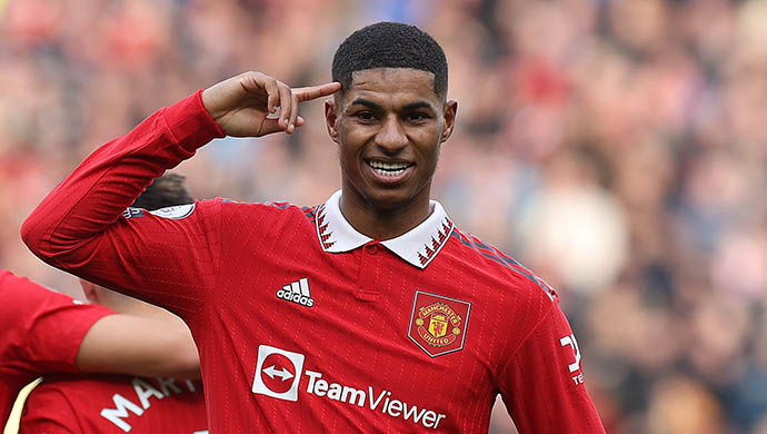 Rashford chỉ ghi được 8 bàn thắng ở mùa giải vừa qua