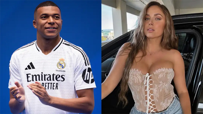 Mbappe được cho là đang hẹn hò siêu mẫu Almeida