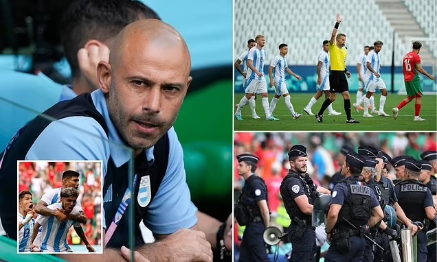 'Gánh xiếc' cuối trận U23 Argentina gặp U23 Morocco diễn ra thế nào?