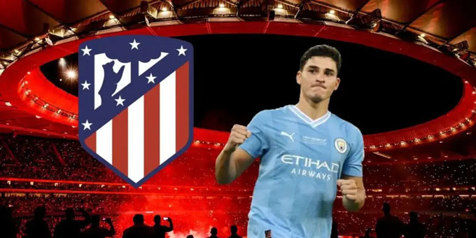 Atletico muốn chiêu mộ Alvarez nhưng khó lòng đáp ứng mức giá mà Man City đưa ra