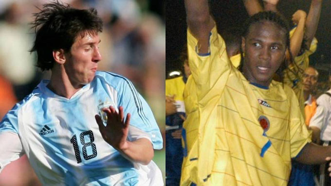 Rodallega từng vượt mặt Messi ở giải U20 Nam Mỹ năm 2005