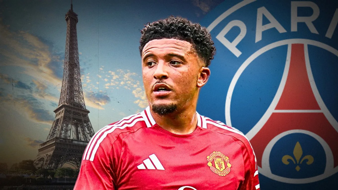 Jadon Sancho có thể rời Manchester để đến Paris