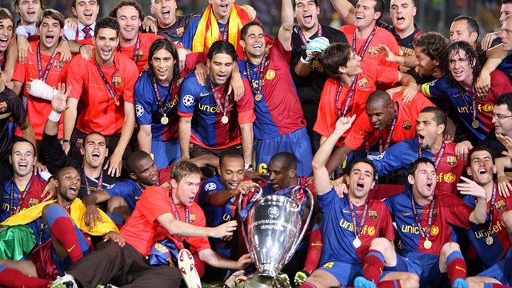 Đây là bản Barca của Bữa tiệc thánh thần năm 2009 với ê hề danh hiệu