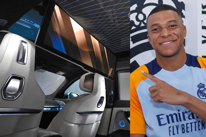 Mbappe đã chọn mẫu xe BMW i7 tại Real