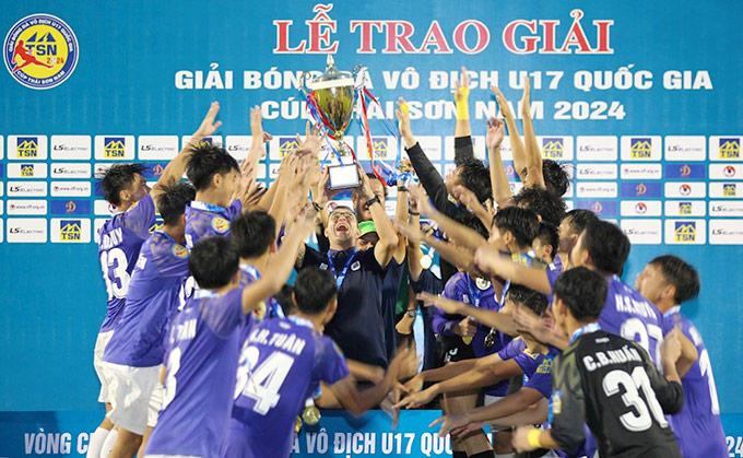 U17 Hà Nội vô địch U17 Quốc gia 