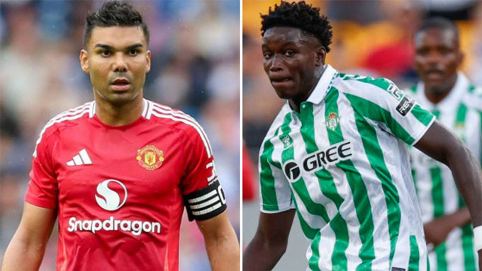 Casemiro (trái) và các đồng đội sẽ có trận đấu khó khăn với Betis