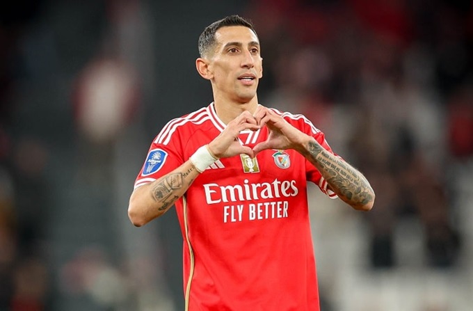 Di Maria trong màu áo Benfica ở mùa giải trước