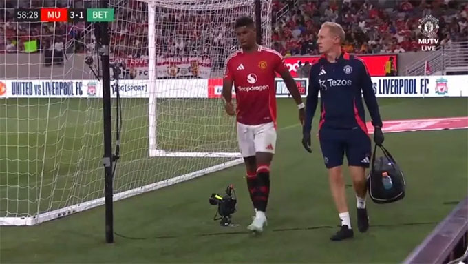 MU mất thêm Rashford vì chấn thương mắt cá