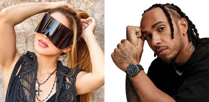 Shakira và Lewis Hamilton đang hẹn hò 