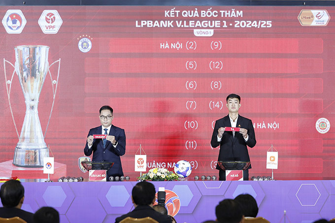 Bốc thăm, xếp lịch thi đấu V.League 2024/25