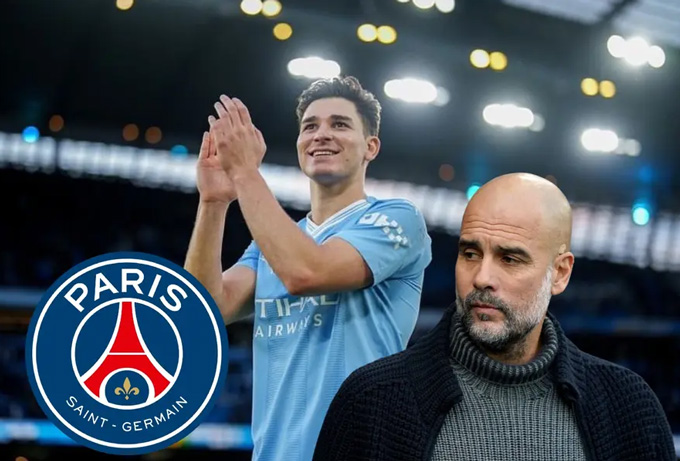 Alvarez bất mãn với HLV Pep Guardiola và có thể đầu quân cho PSG