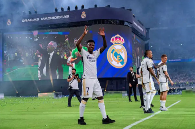 Vinicius đóng vai trò chủ đạo ở chức vô địch Champions League thứ 15 của Real Madrid