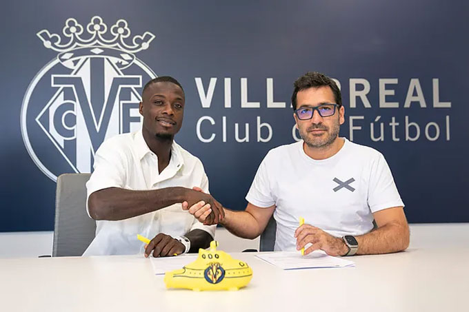 Nicolas Pepe gắn bó với Villarreal trong 2 mùa giải tới