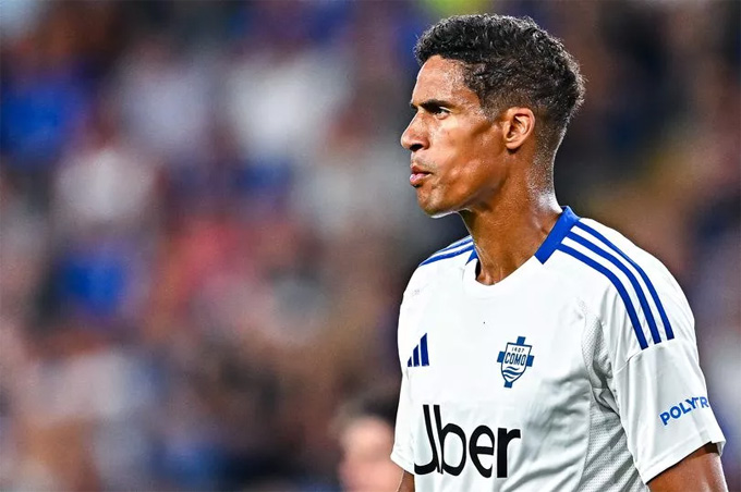 Varane chấn thương ngay trận ra mắt Como