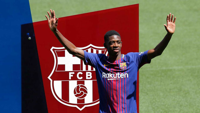 Dembele chấn thương nhiều hơn ra sân trong thời gian khoác áo Barca