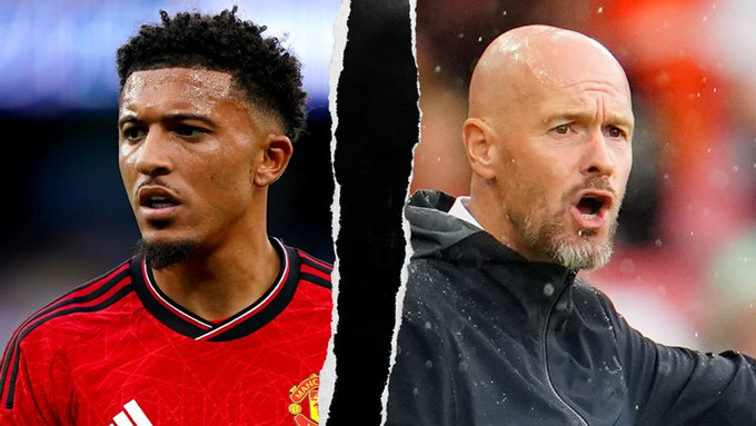 Ten Hag kích nổ đại chiến lần 2 với Sancho?