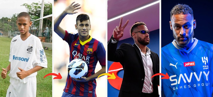 Các vụ chuyển nhượng của Neymar đều có mức phí cực khủng