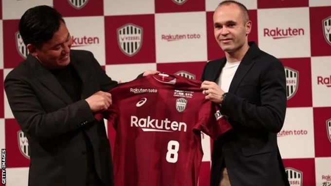 Iniesta thay đổi bộ mặt của Vissel Kobe