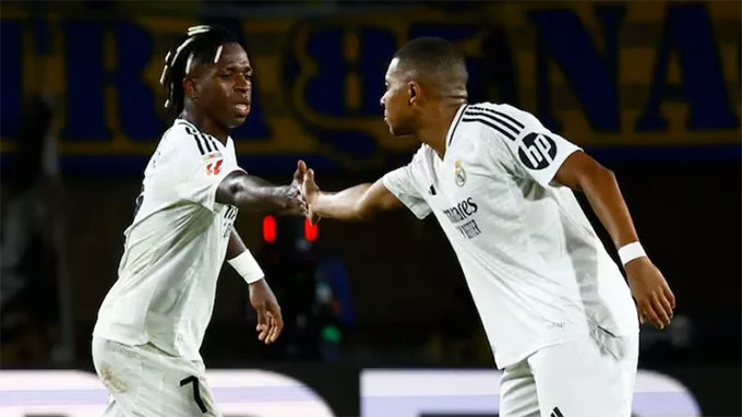 Mbappe ghi bàn nhưng Ancelotti lại khen Vinicius nhiều hơn - Bongdaplus.vn